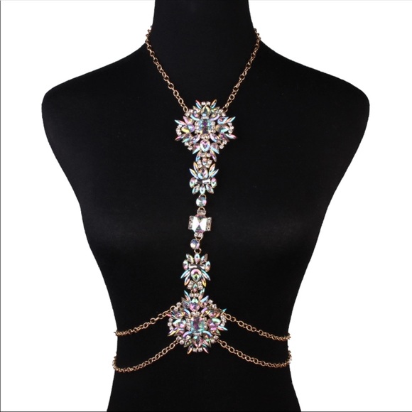 NEW COLOR IN STOCK!!! Necklace Harness Chain - Picture 2 of 4